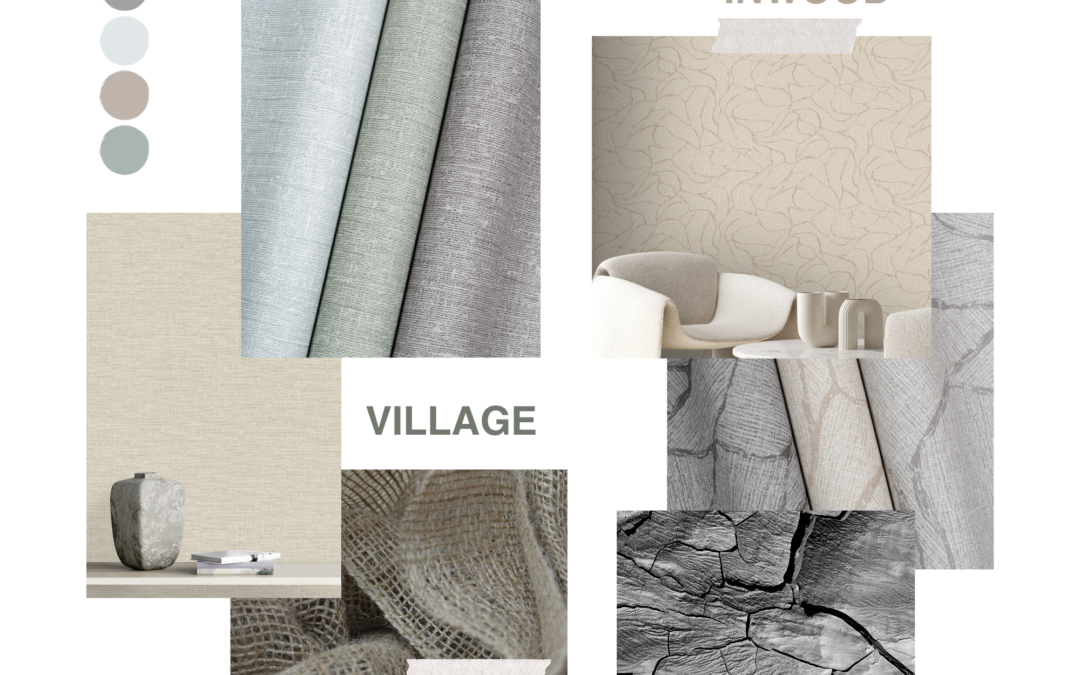 Meet the New Nature Inspired Wallcoverings: Inwood and Village